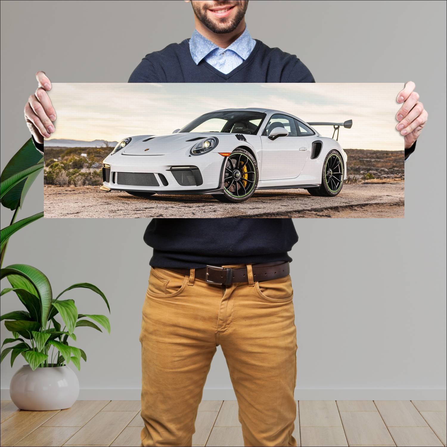 Cuadro grande 30x80cm 2019 porsche 911 gt3 rs us 8 259 Porsche