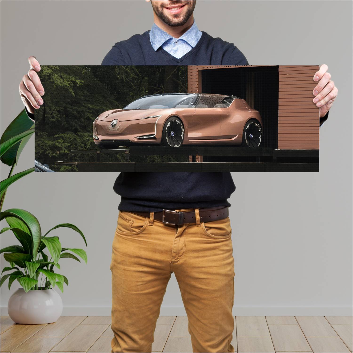 Cuadro grande 30x80cm 2017 renault symbioz auto 126 Renault