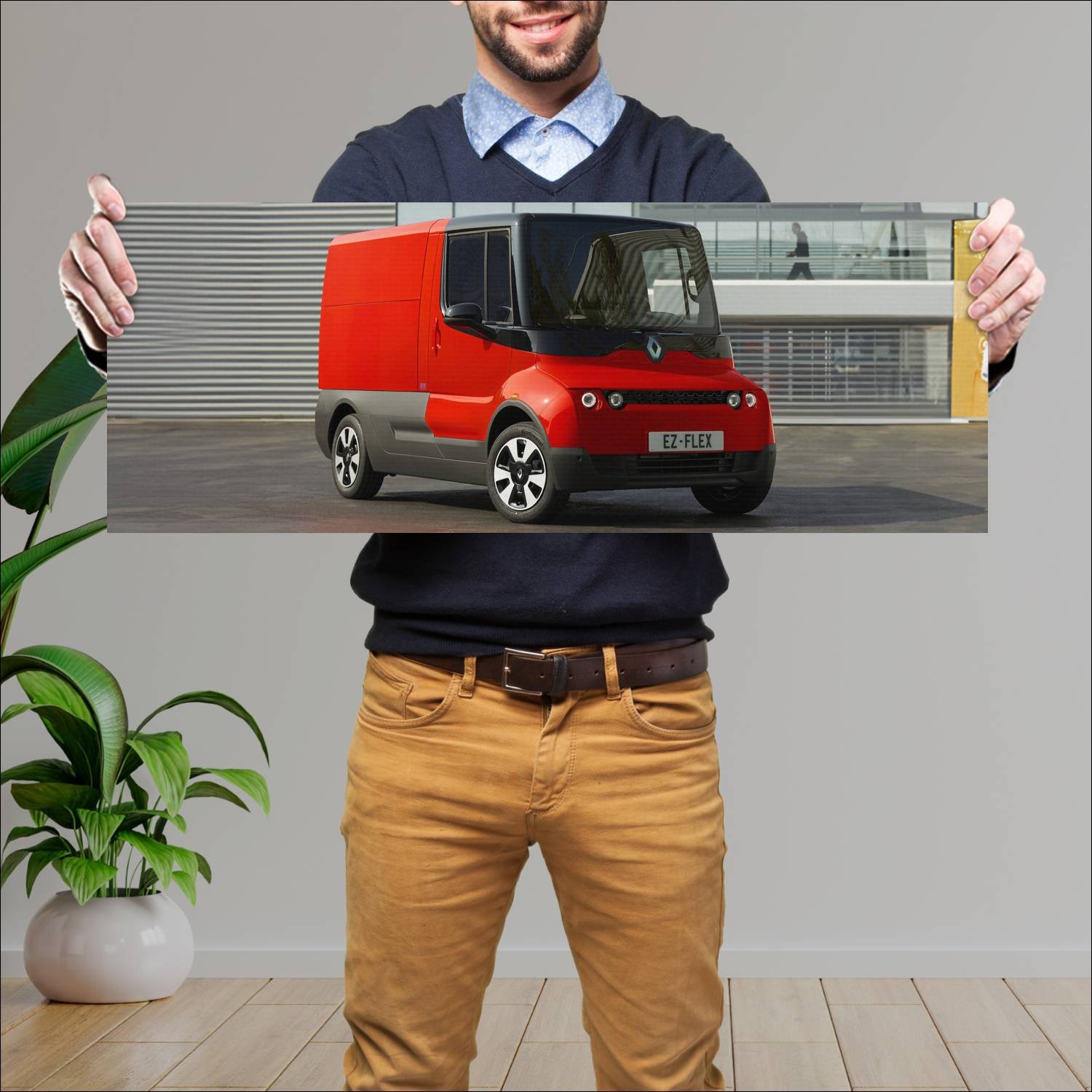 Cuadro grande 30x80cm 2019 renault ez flex concept 167 Renault