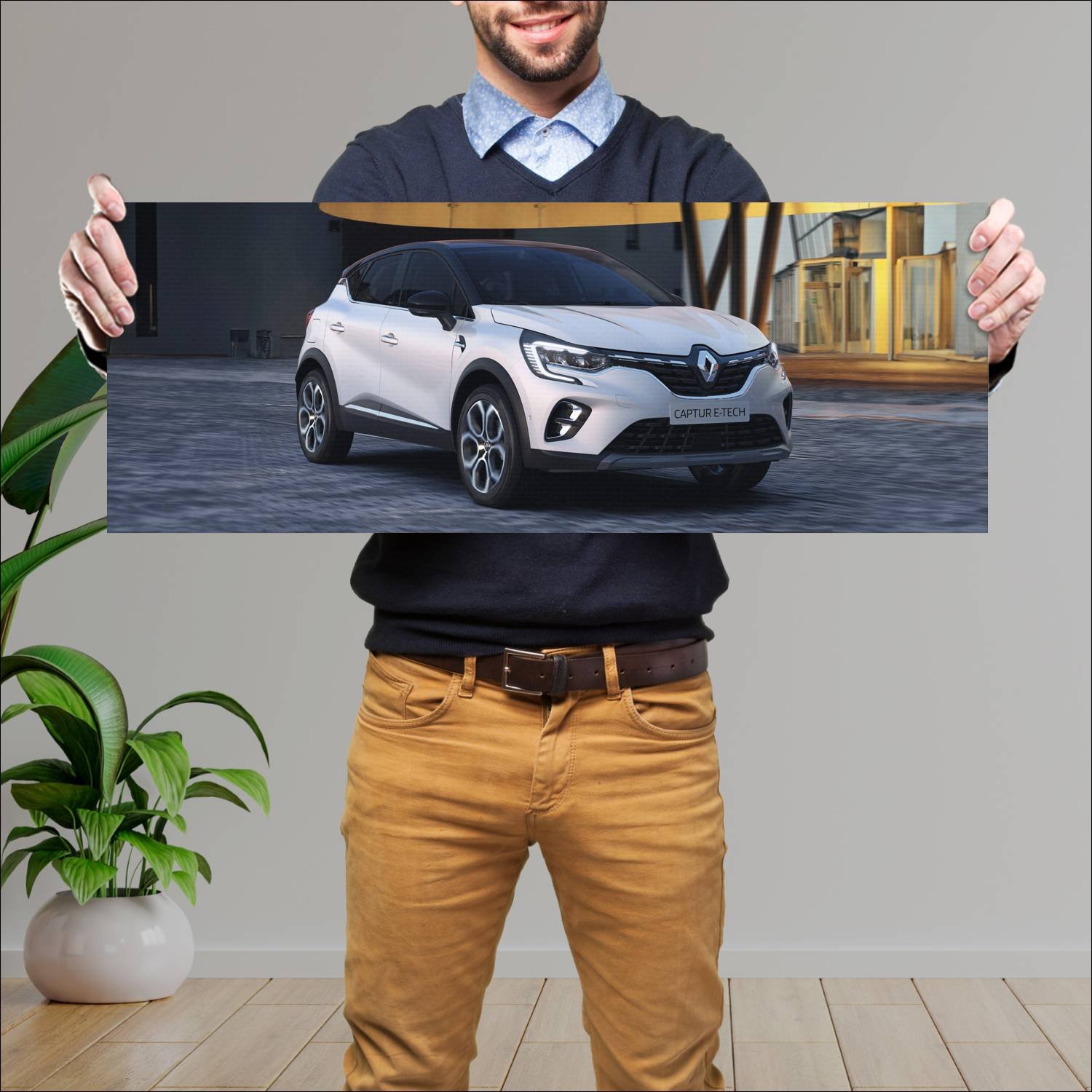 Cuadro grande 30x80cm 2020 renault captur e tech 9 176 Renault