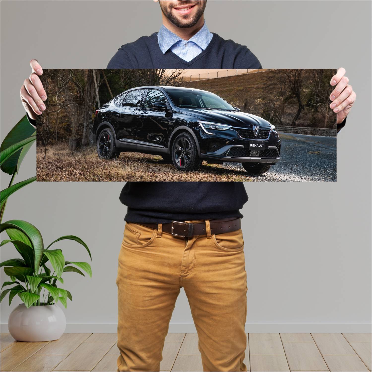 Cuadro grande 30x80cm 2022 renault arkana jp auto 196 Renault