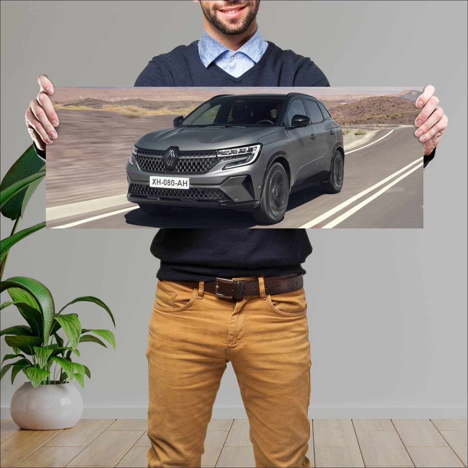 Cuadro grande 30x80cm 2022 renault austral e tech 199 Renault