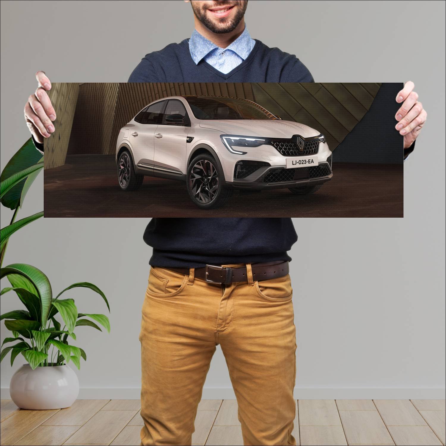 Cuadro grande 30x80cm 2023 renault arkana e tech h 203 Renault