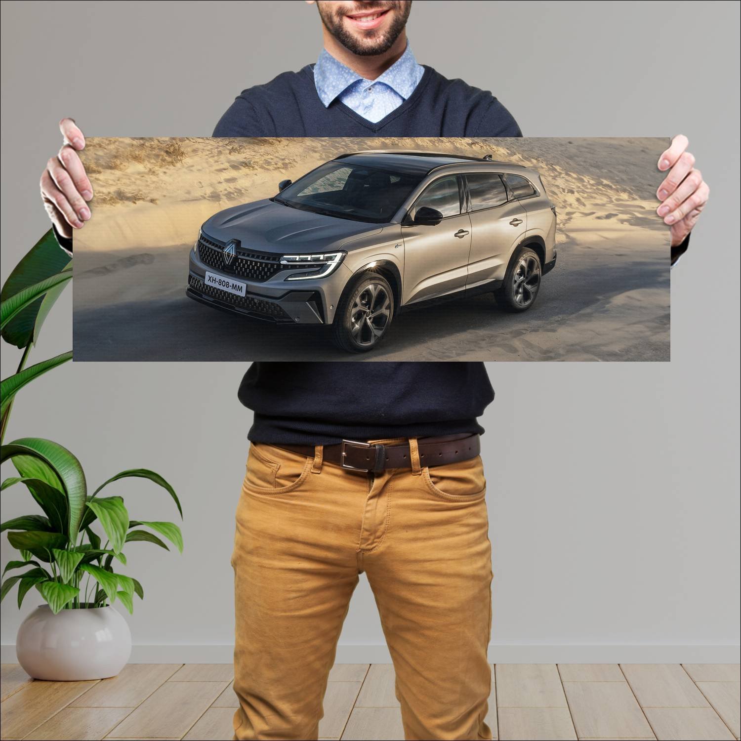 Cuadro grande 30x80cm 2023 renault espace e tech h 208 Renault