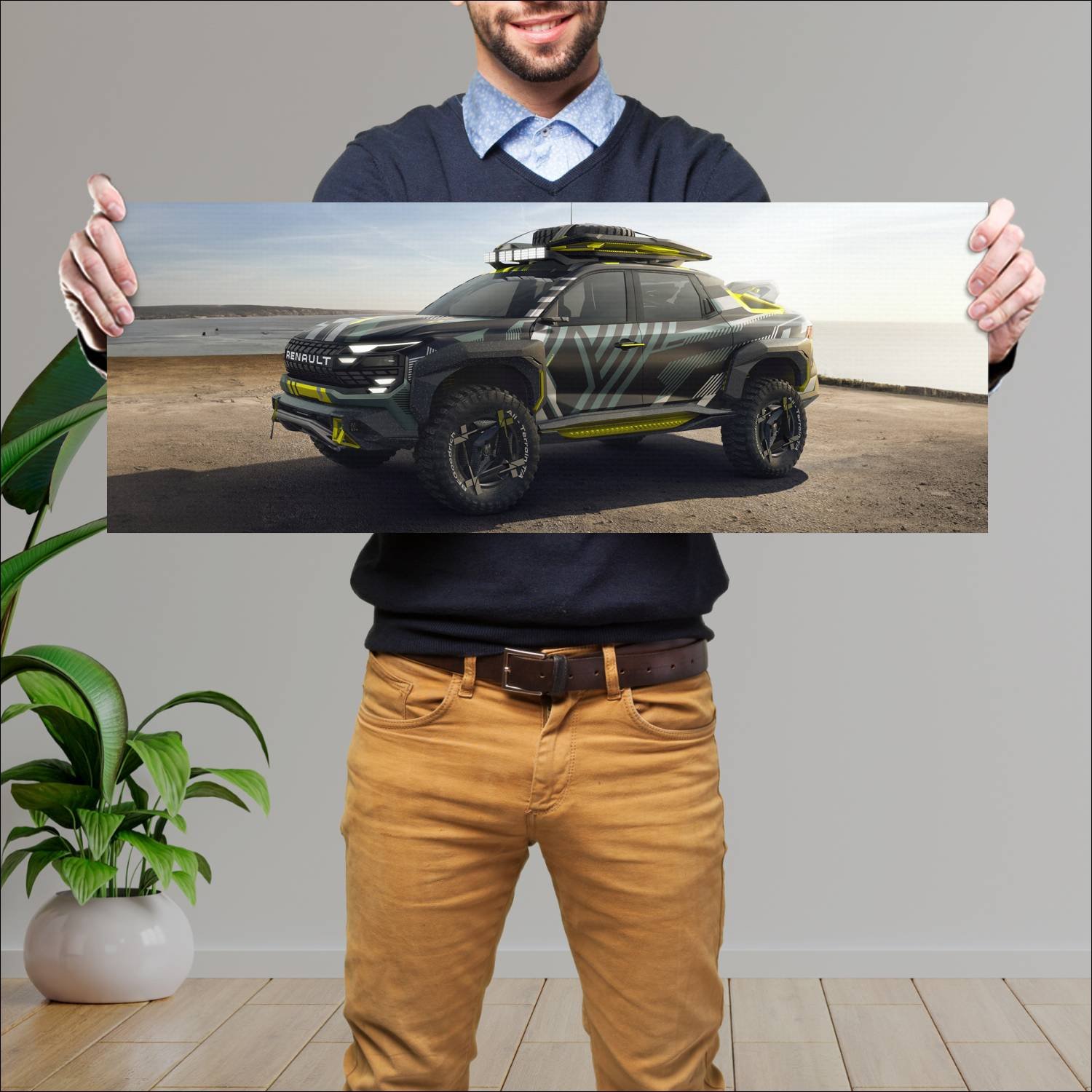 Cuadro grande 30x80cm 2023 renault niagara concept 211 Renault