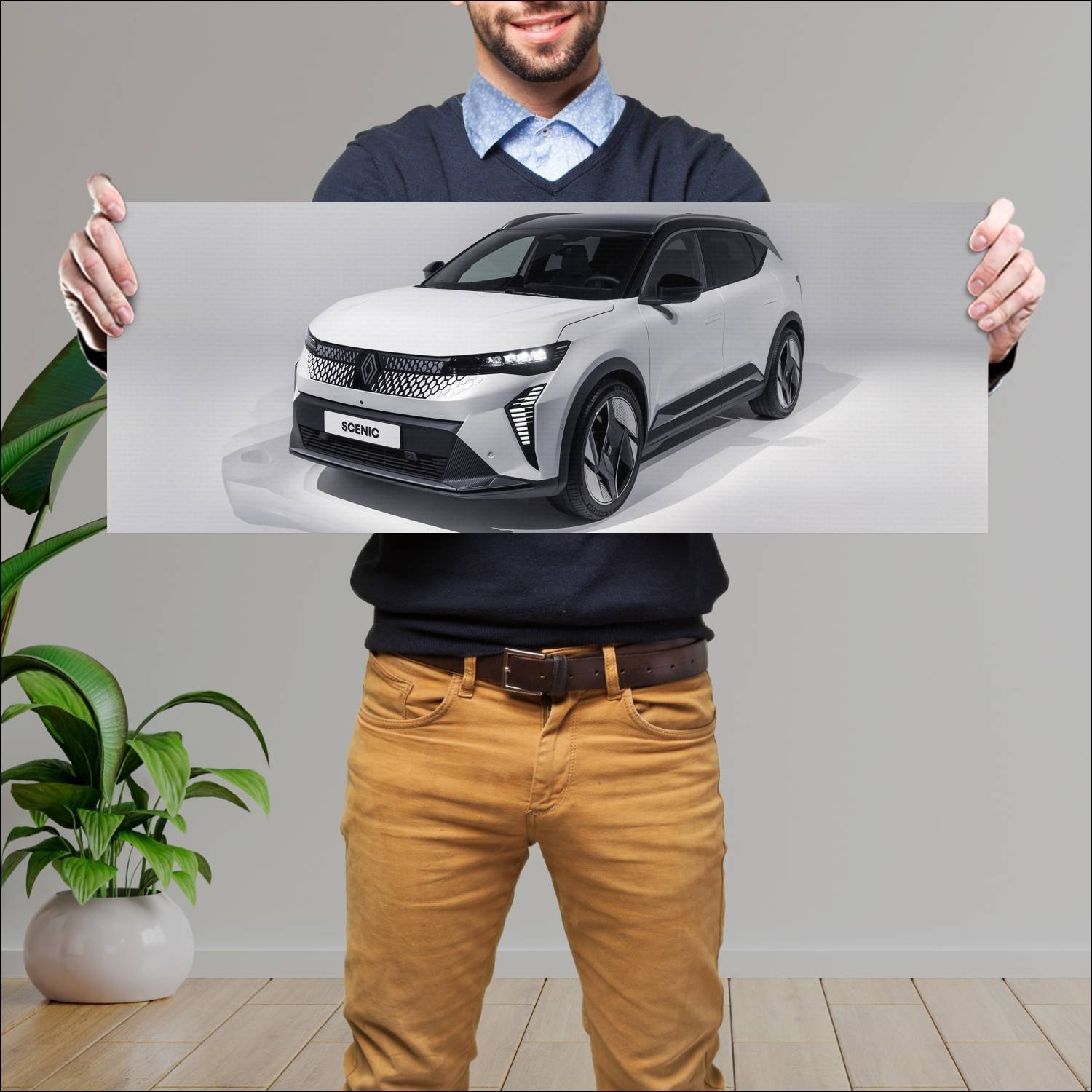 Cuadro grande 30x80cm 2024 renault scenic e tech 1 215 Renault