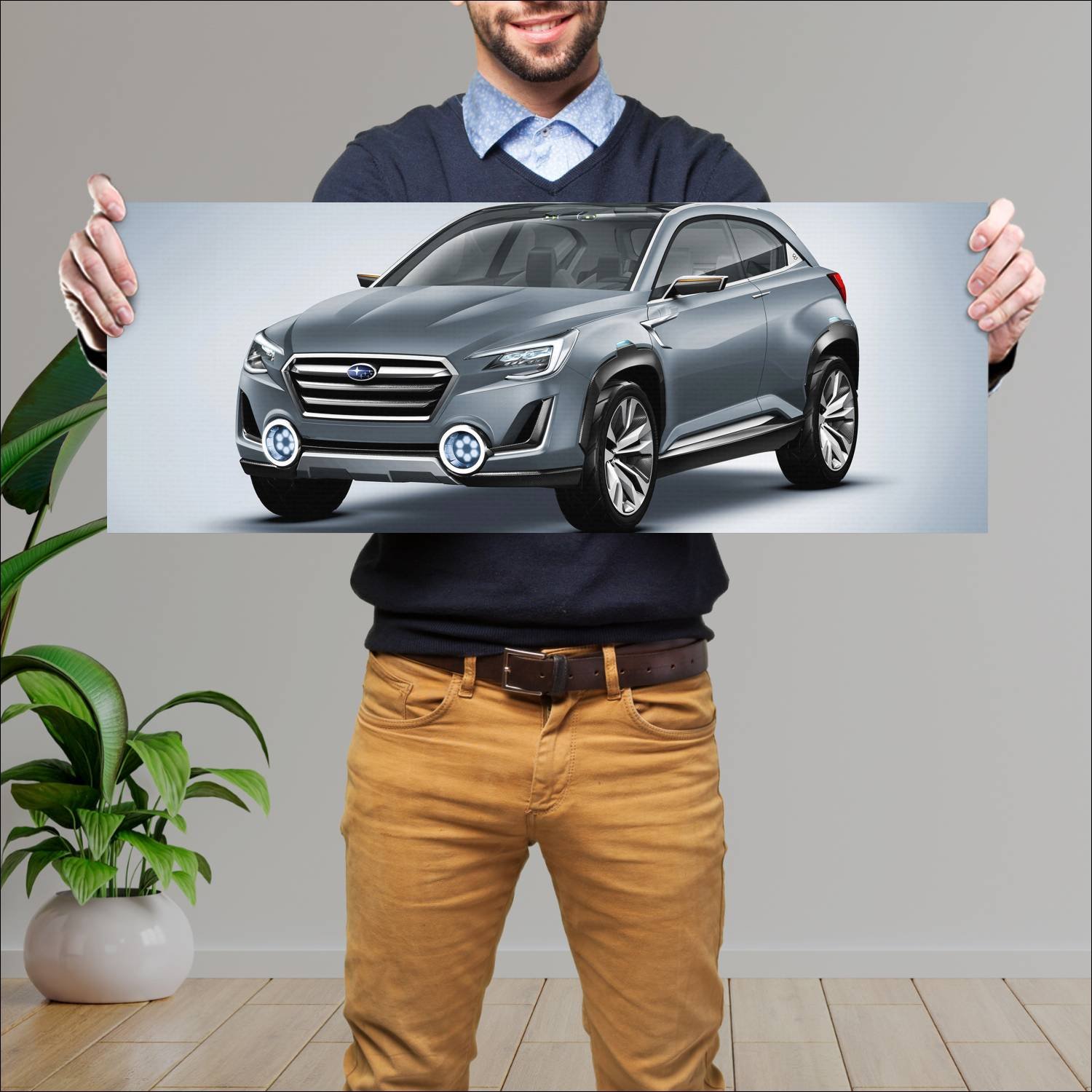 Cuadro grande 30x80cm 2014 subaru viziv 2 concept 42 Subaru