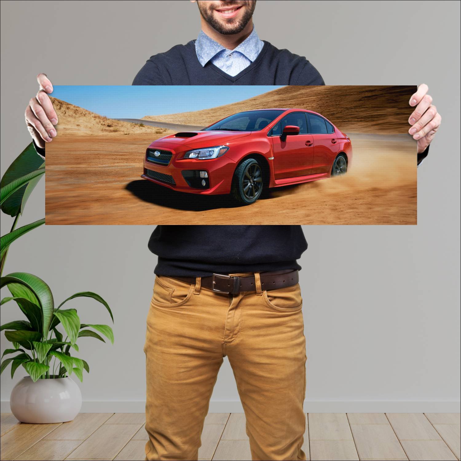 Cuadro grande 30x80cm 2014 subaru wrx us auto 46 Subaru