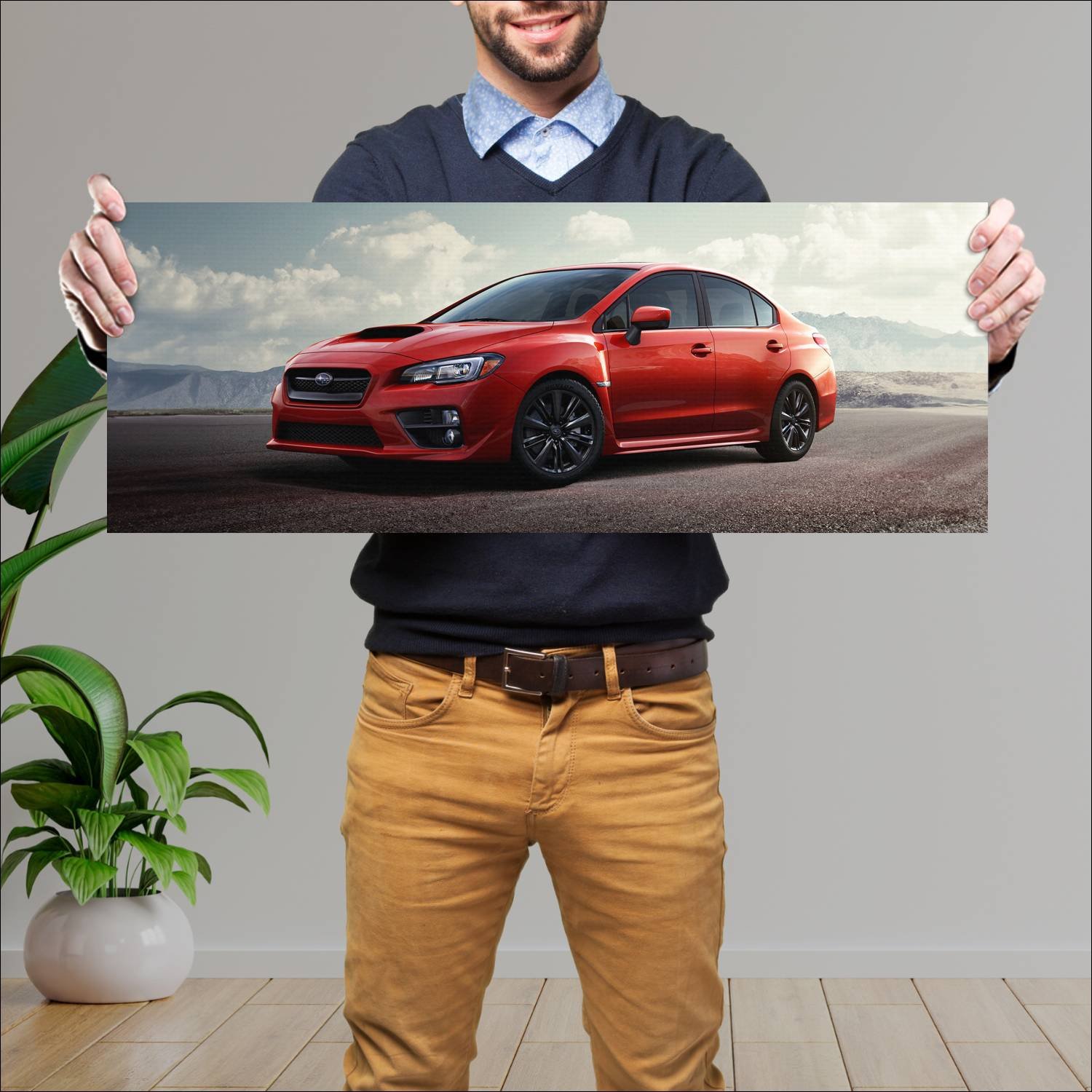 Cuadro grande 30x80cm 2014 subaru wrx us auto 47 Subaru