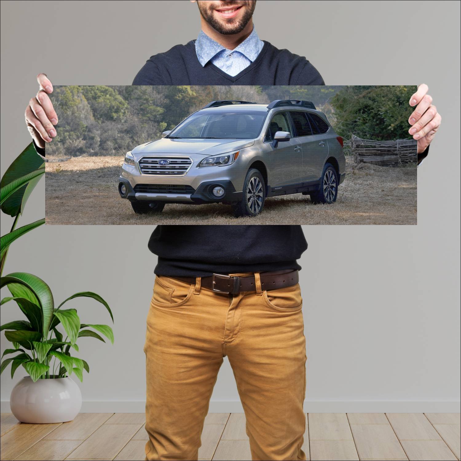Cuadro grande 30x80cm 2015 subaru outback 3 6r us 56 Subaru