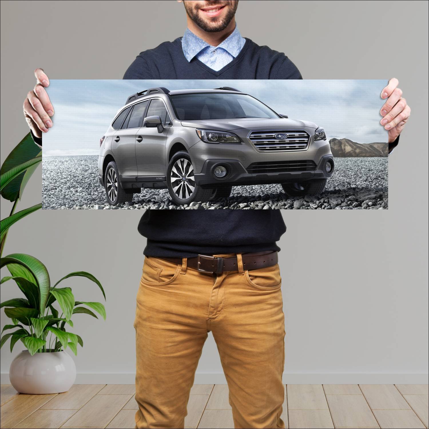 Cuadro grande 30x80cm 2015 subaru outback 3 6r us 57 Subaru