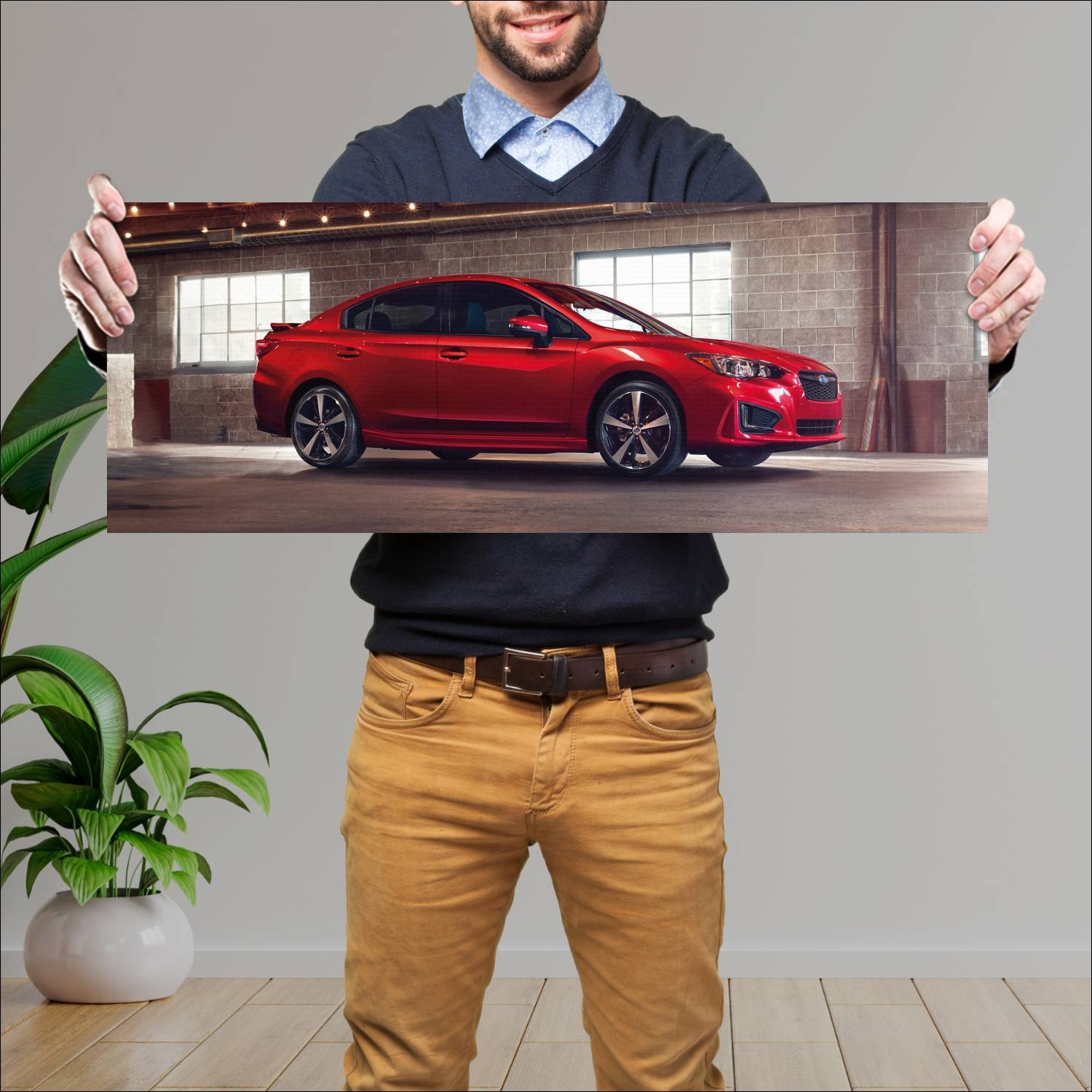 Cuadro grande 30x80cm 2017 subaru impreza sport se 68 Subaru