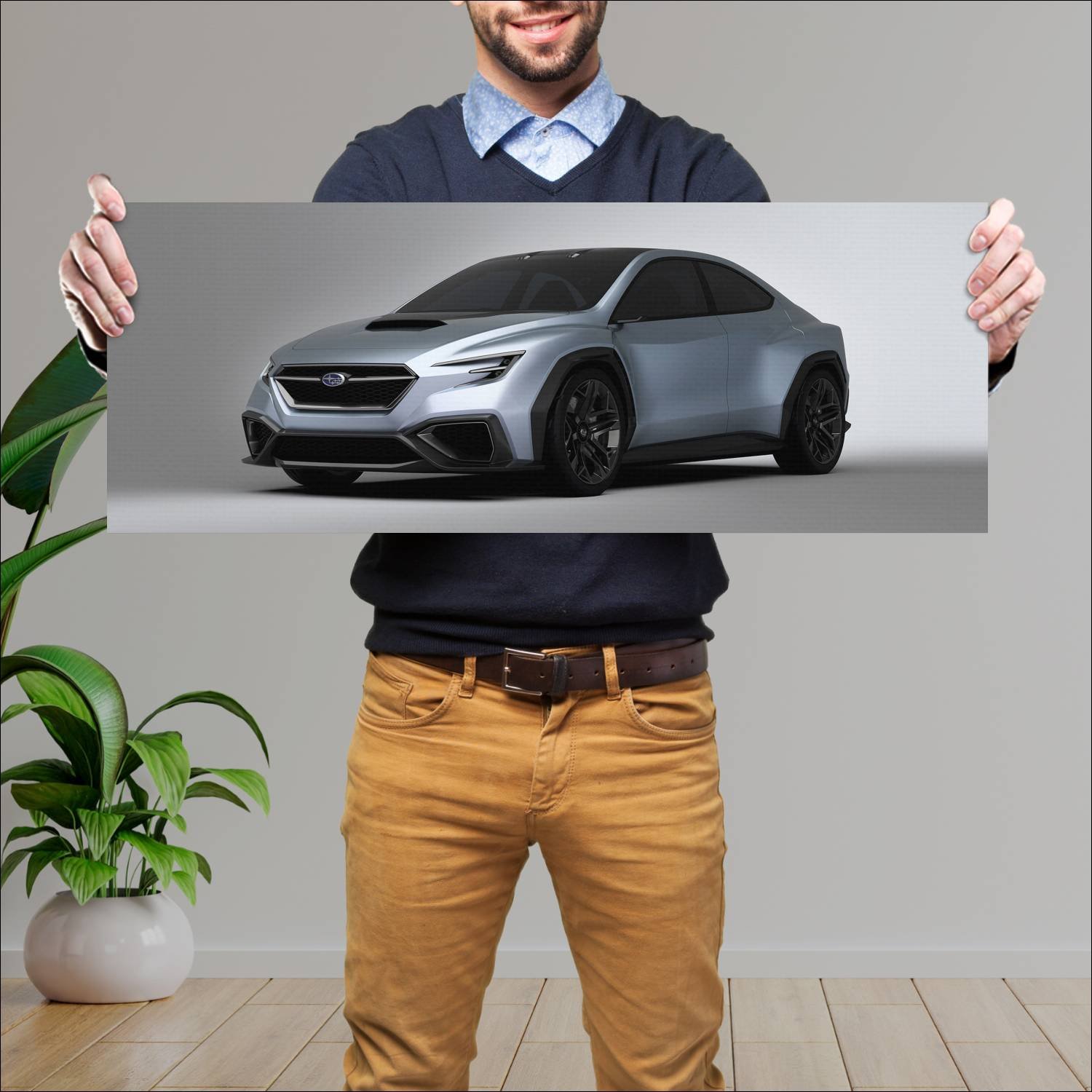 Cuadro grande 30x80cm 2017 subaru viziv performanc 71 Subaru