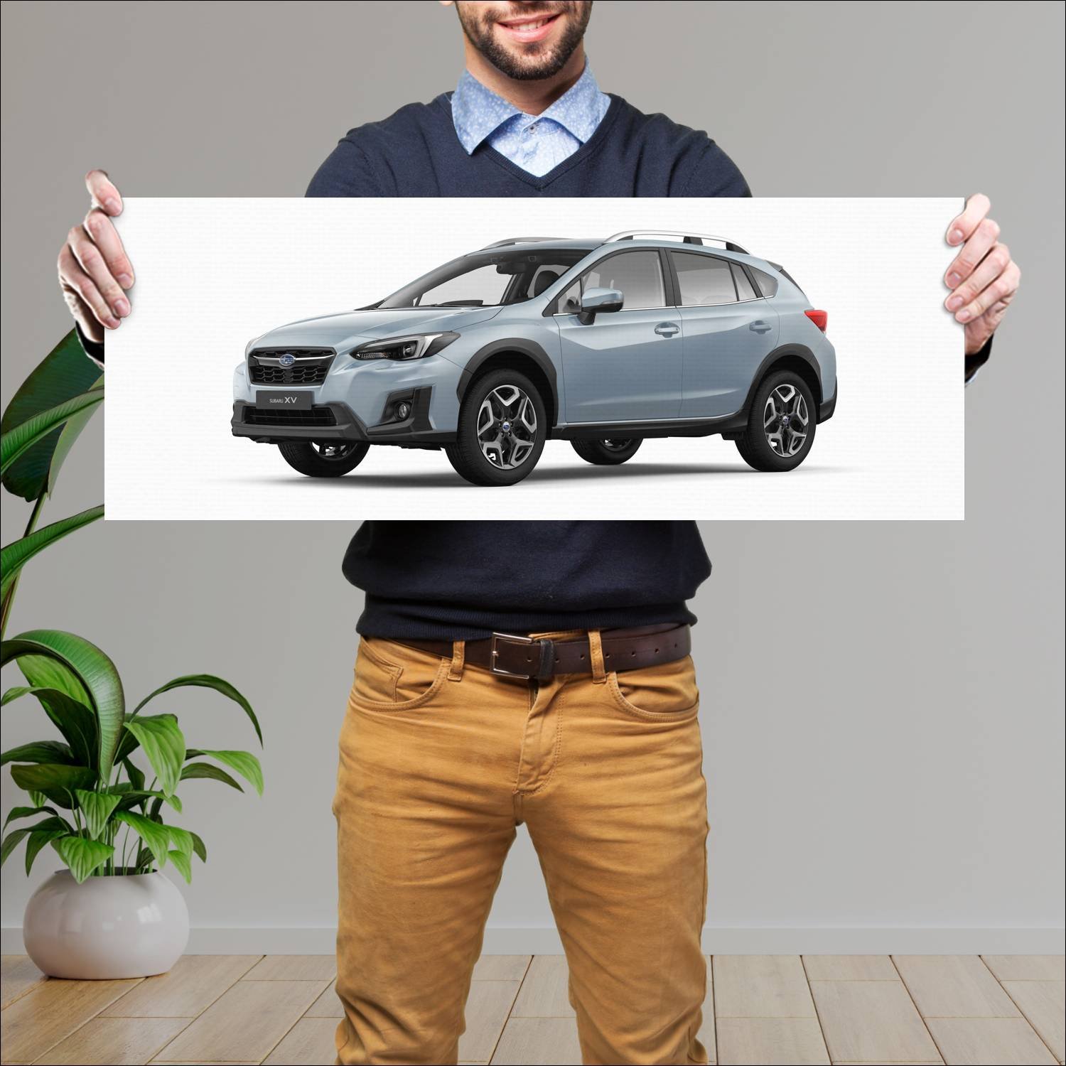 Cuadro grande 30x80cm 2017 subaru xv auto 74 Subaru