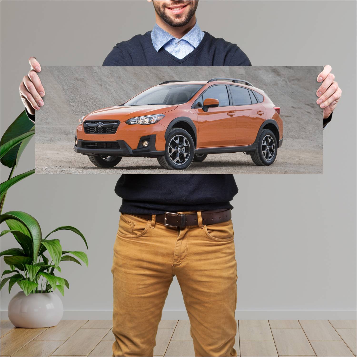 Cuadro grande 30x80cm 2018 subaru crosstrek auto 75 Subaru