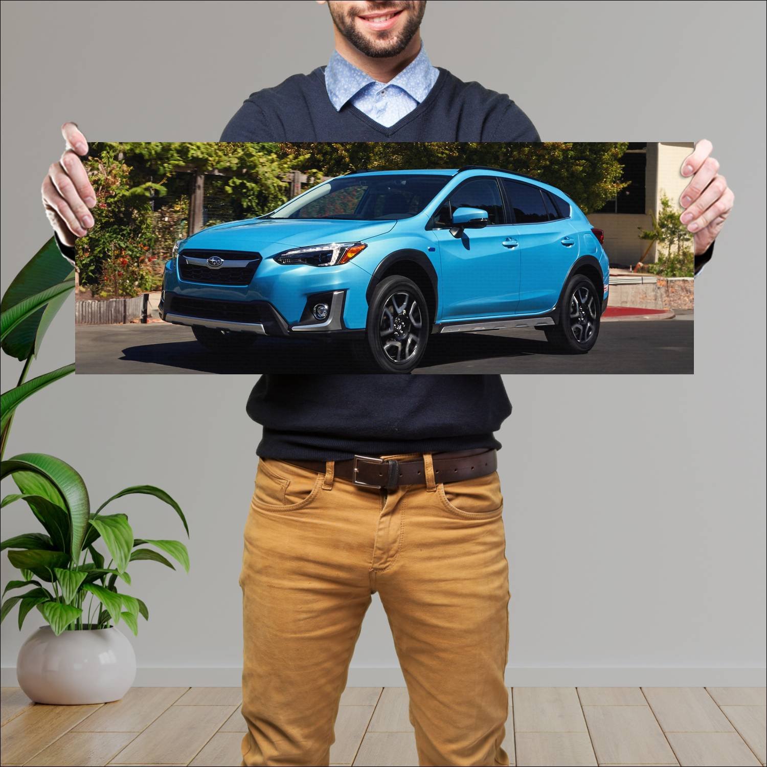 Cuadro grande 30x80cm 2019 subaru crosstrek hybrid 83 Subaru