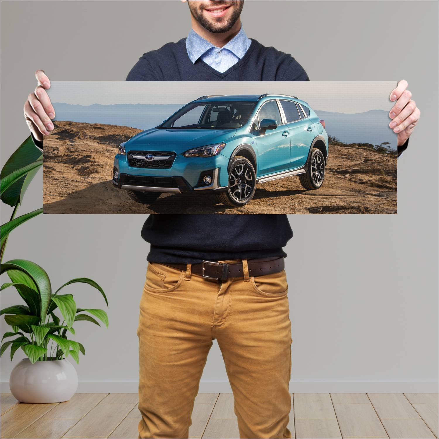 Cuadro grande 30x80cm 2019 subaru crosstrek hybrid 84 Subaru