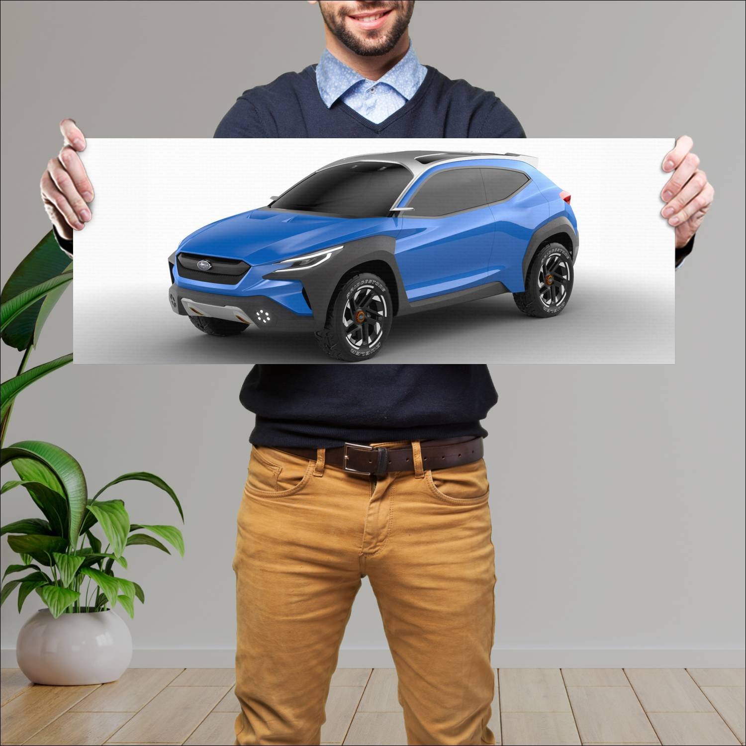 Cuadro grande 30x80cm 2019 subaru viziv adrenaline 88 Subaru