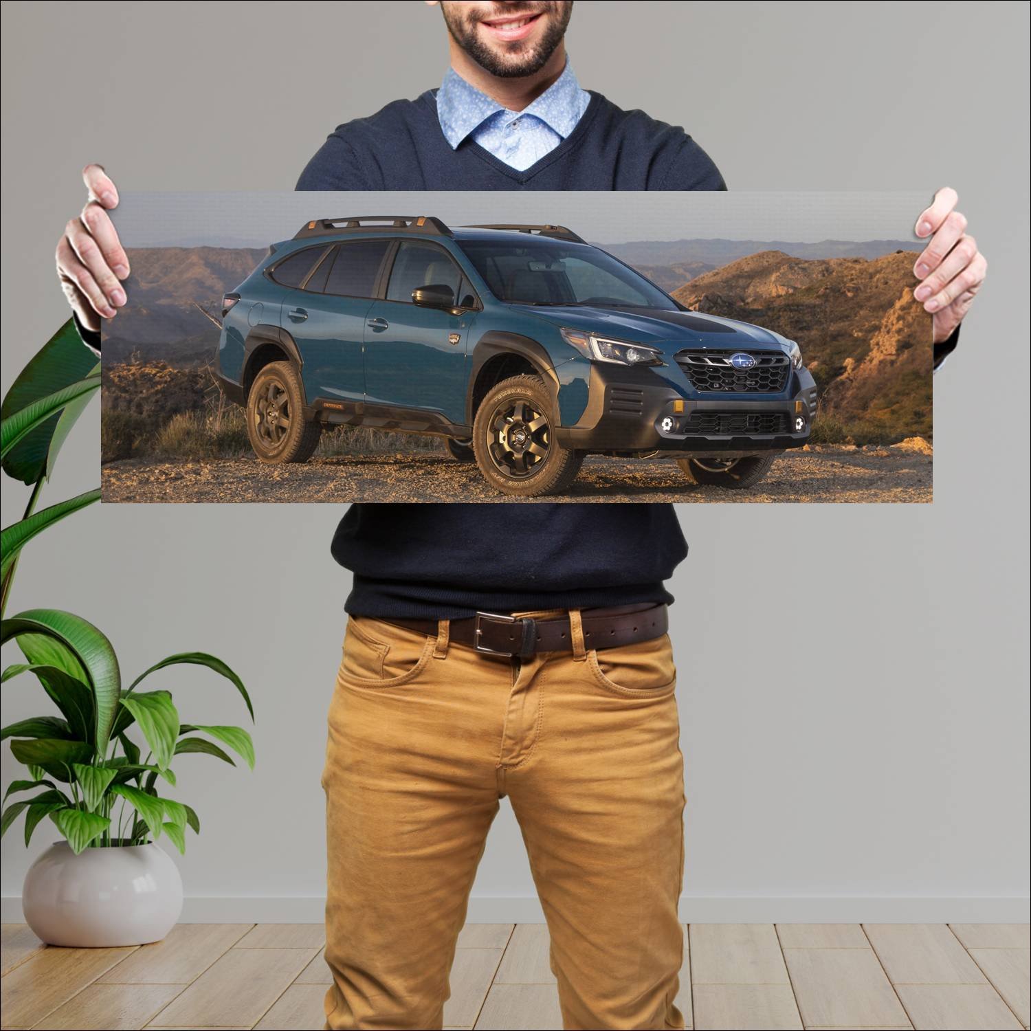 Cuadro grande 30x80cm 2022 subaru outback wilderne 98 Subaru