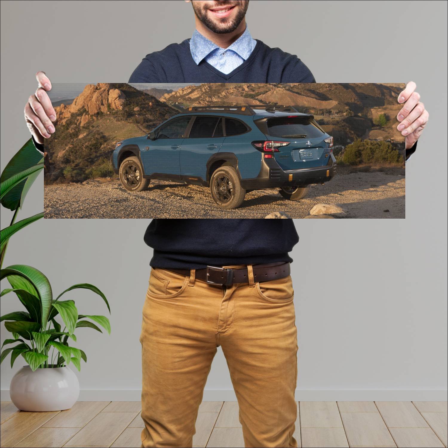 Cuadro grande 30x80cm 2022 subaru outback wilderne 99 Subaru