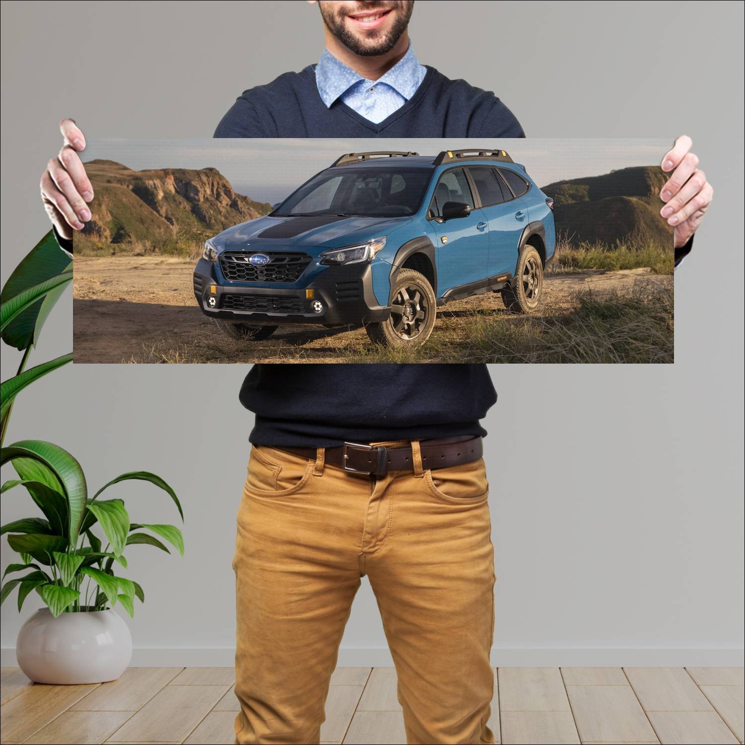 Cuadro grande 30x80cm 2022 subaru outback wilderne 100 Subaru