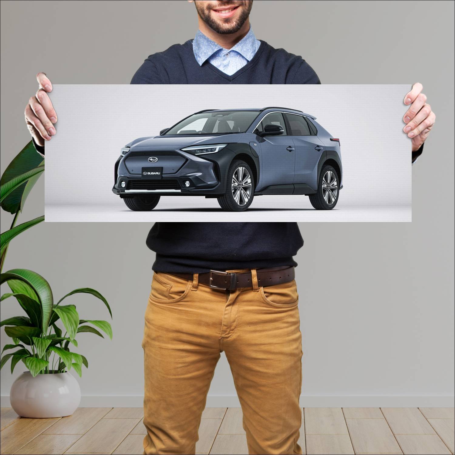 Cuadro grande 30x80cm 2022 subaru solterra jp Subaru