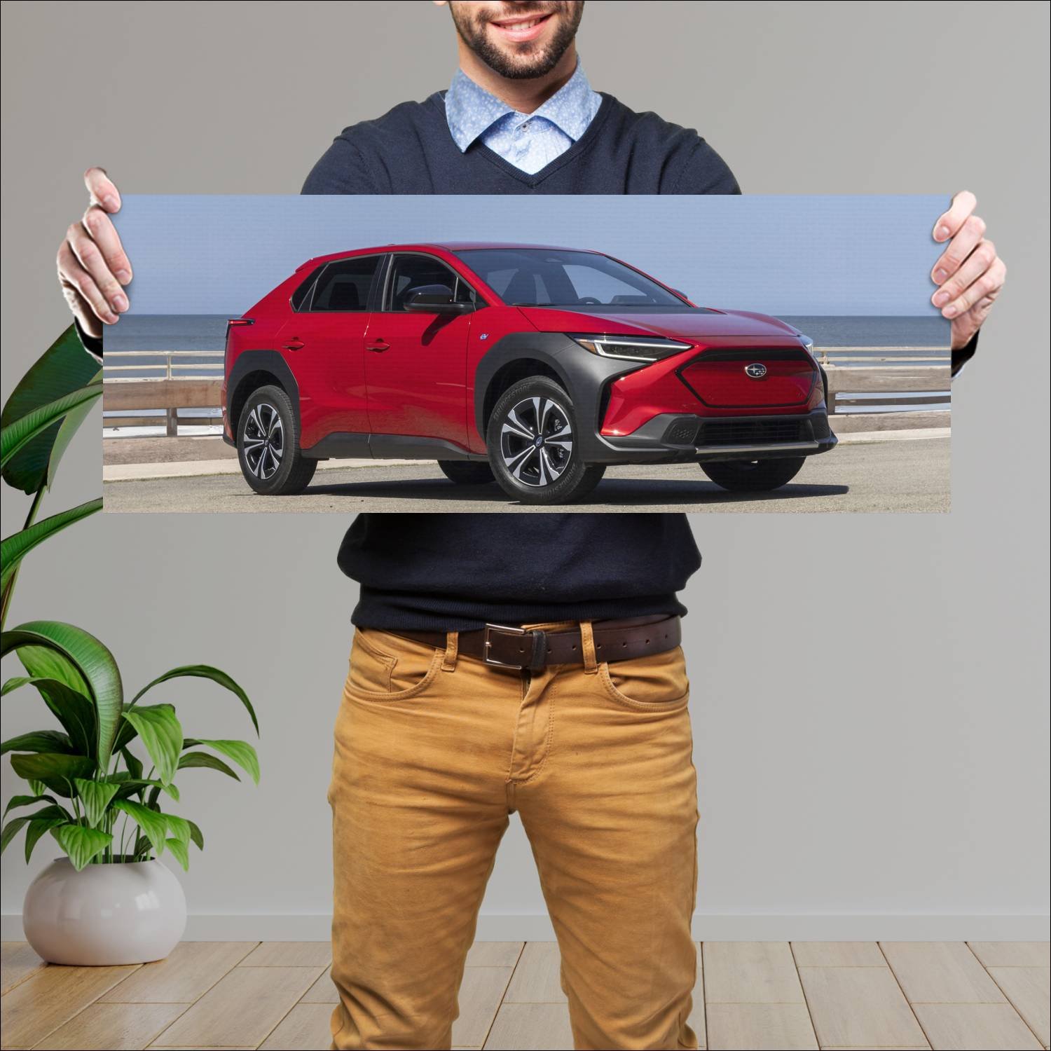 Cuadro grande 30x80cm 2023 subaru solterra us Subaru
