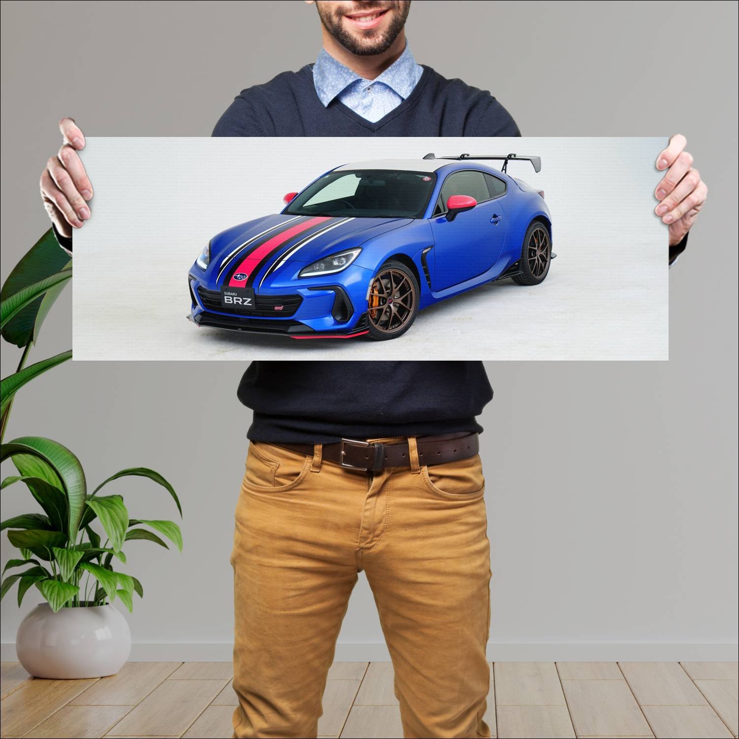 Cuadro grande 30x80cm 2024 subaru brz sti performa 119 Subaru