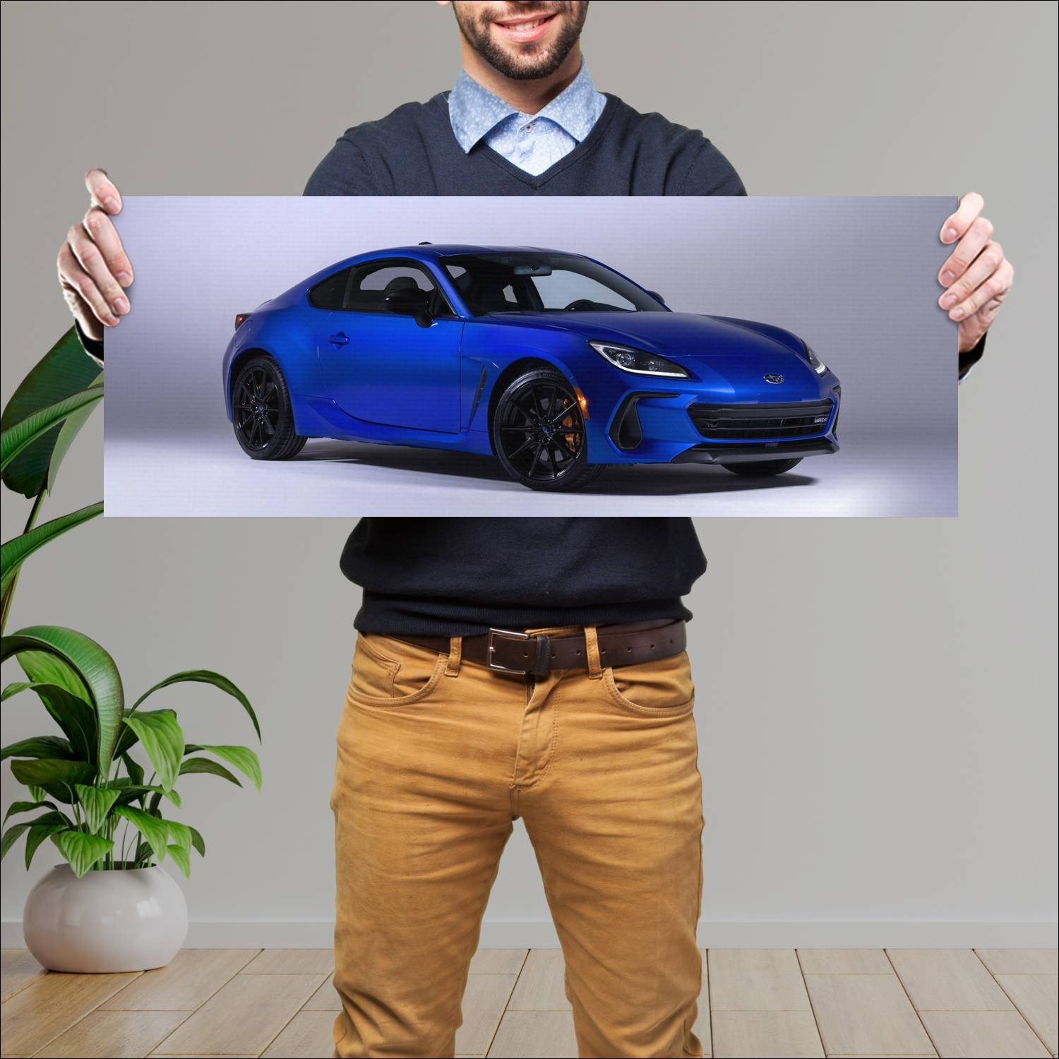 Cuadro grande 30x80cm 2024 subaru brz ts us auto 120 Subaru