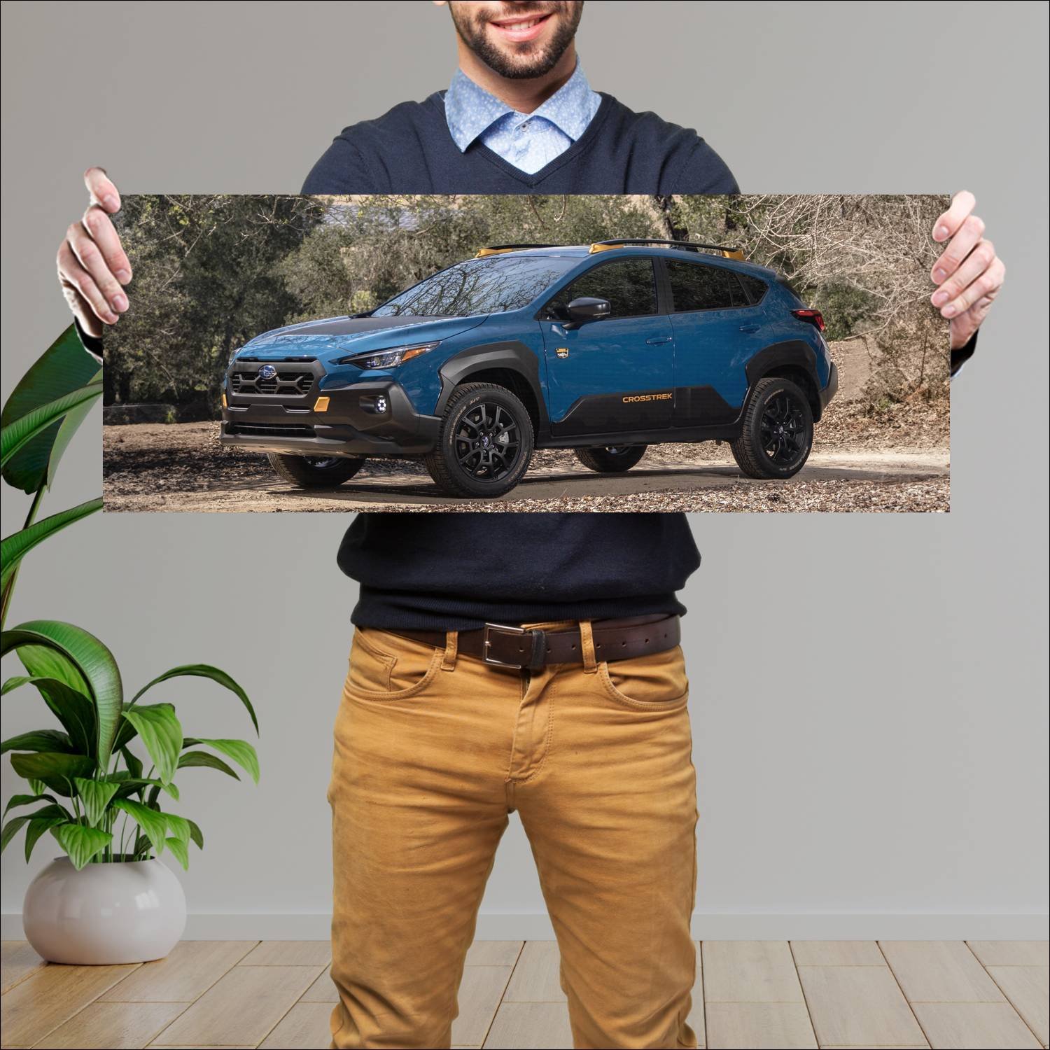 Cuadro grande 30x80cm 2024 subaru crosstrek wilder 124 Subaru