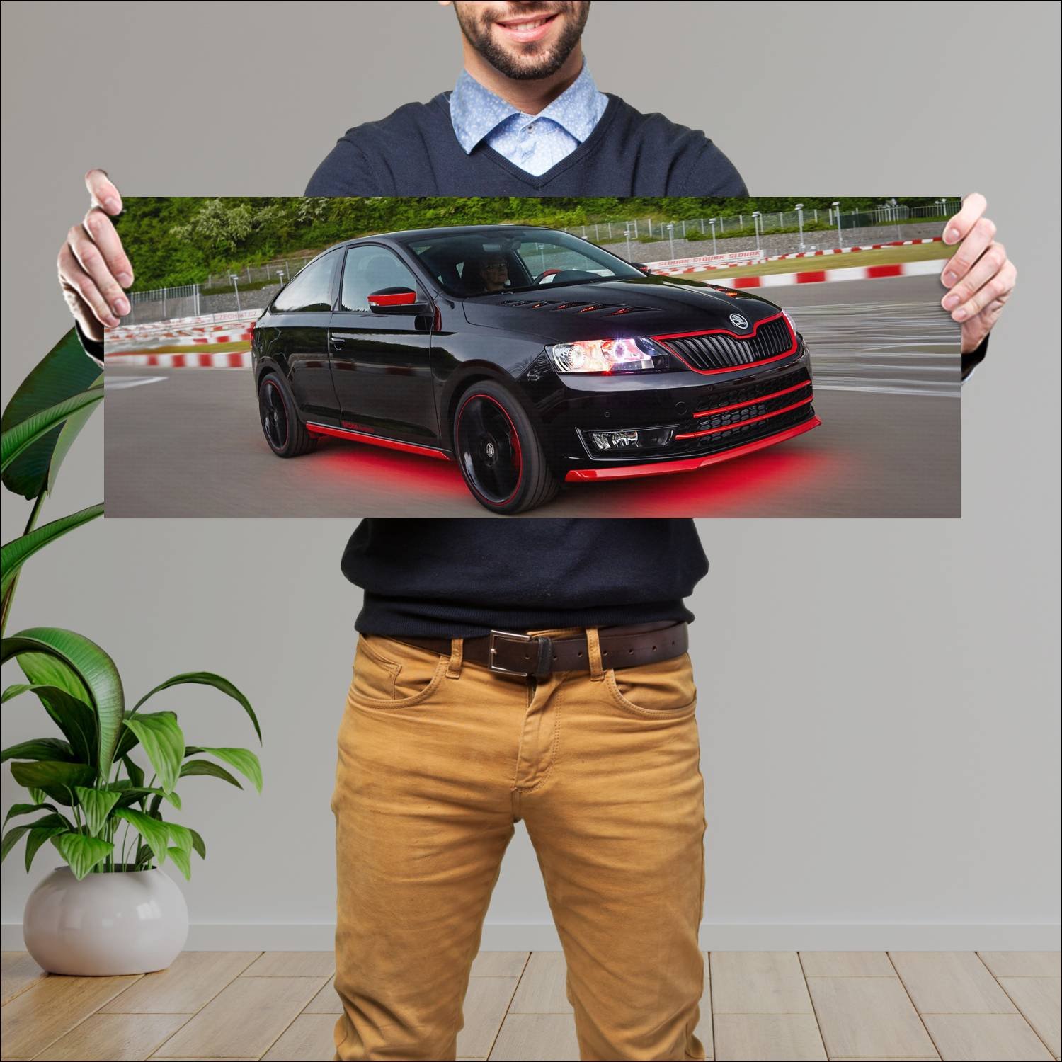Cuadro grande 30x80cm 2016 skoda atero concept 477 265 Skoda