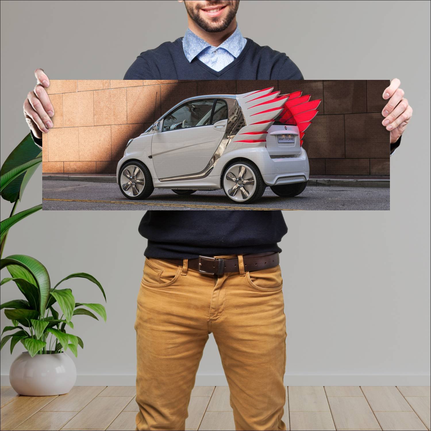 Cuadro grande 30x80cm 2012 smart forjeremy concept 86 Smart