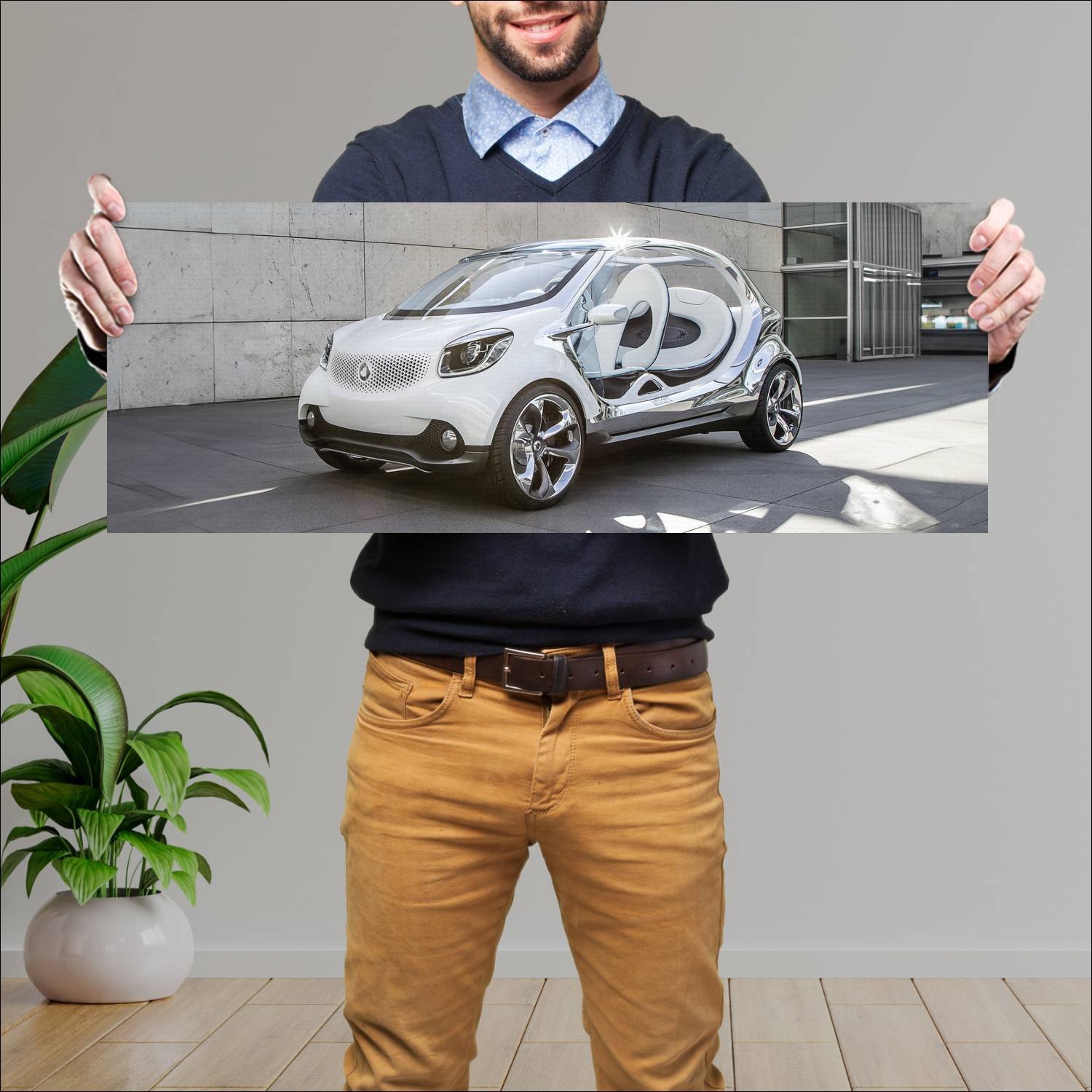 Cuadro grande 30x80cm 2013 smart fourjoy concept 3 103 Smart