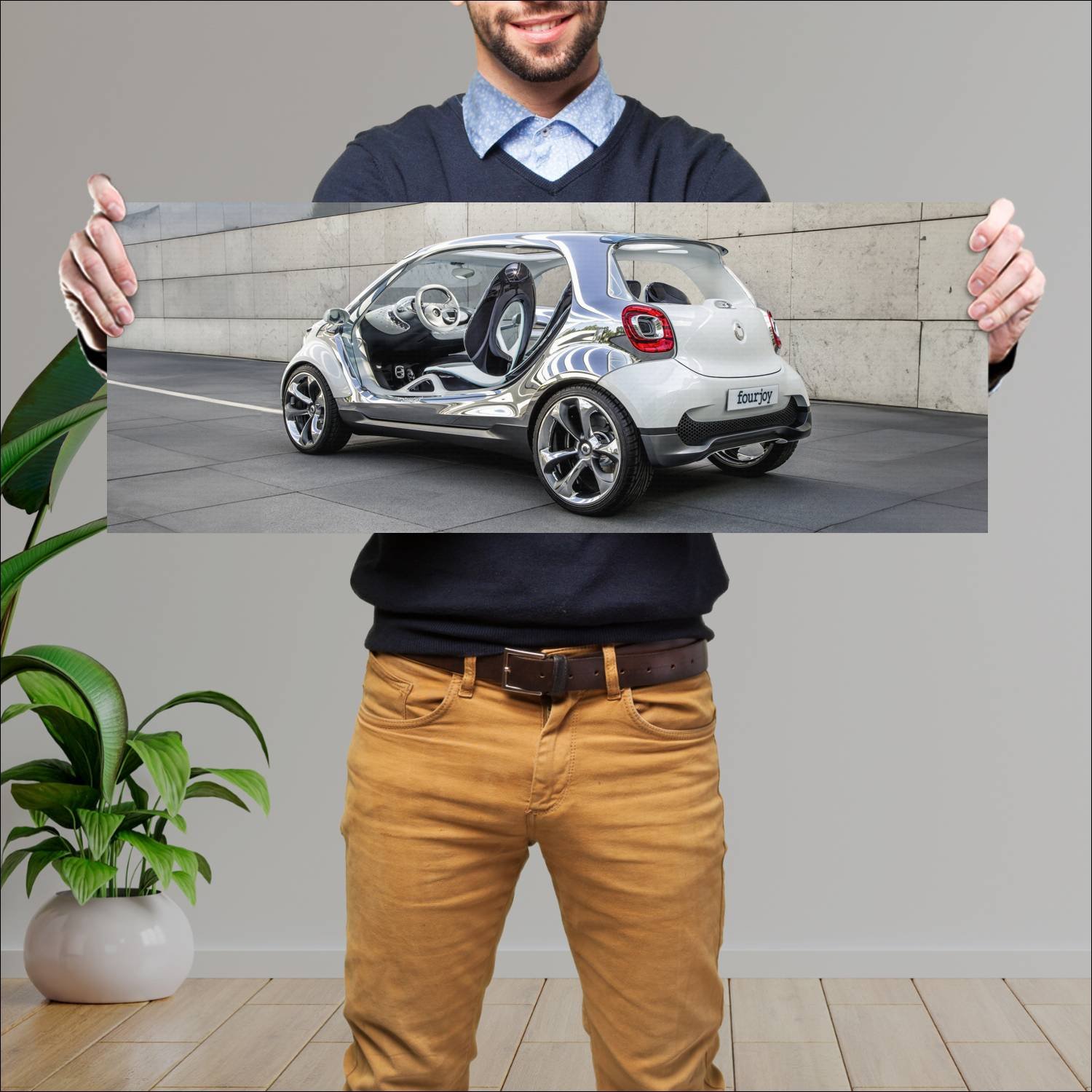 Cuadro grande 30x80cm 2013 smart fourjoy concept 3 104 Smart