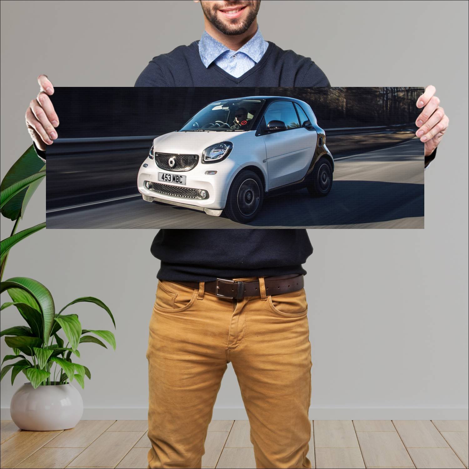 Cuadro grande 30x80cm 2015 smart fortwo prime uk 3 116 Smart