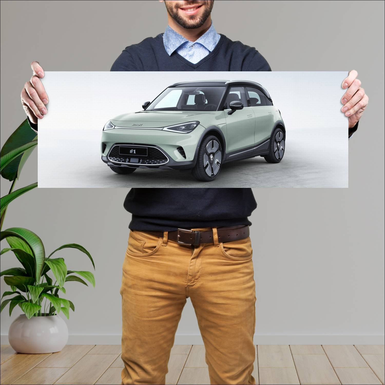 Cuadro grande 30x80cm 2022 smart 1 auto 180 Smart