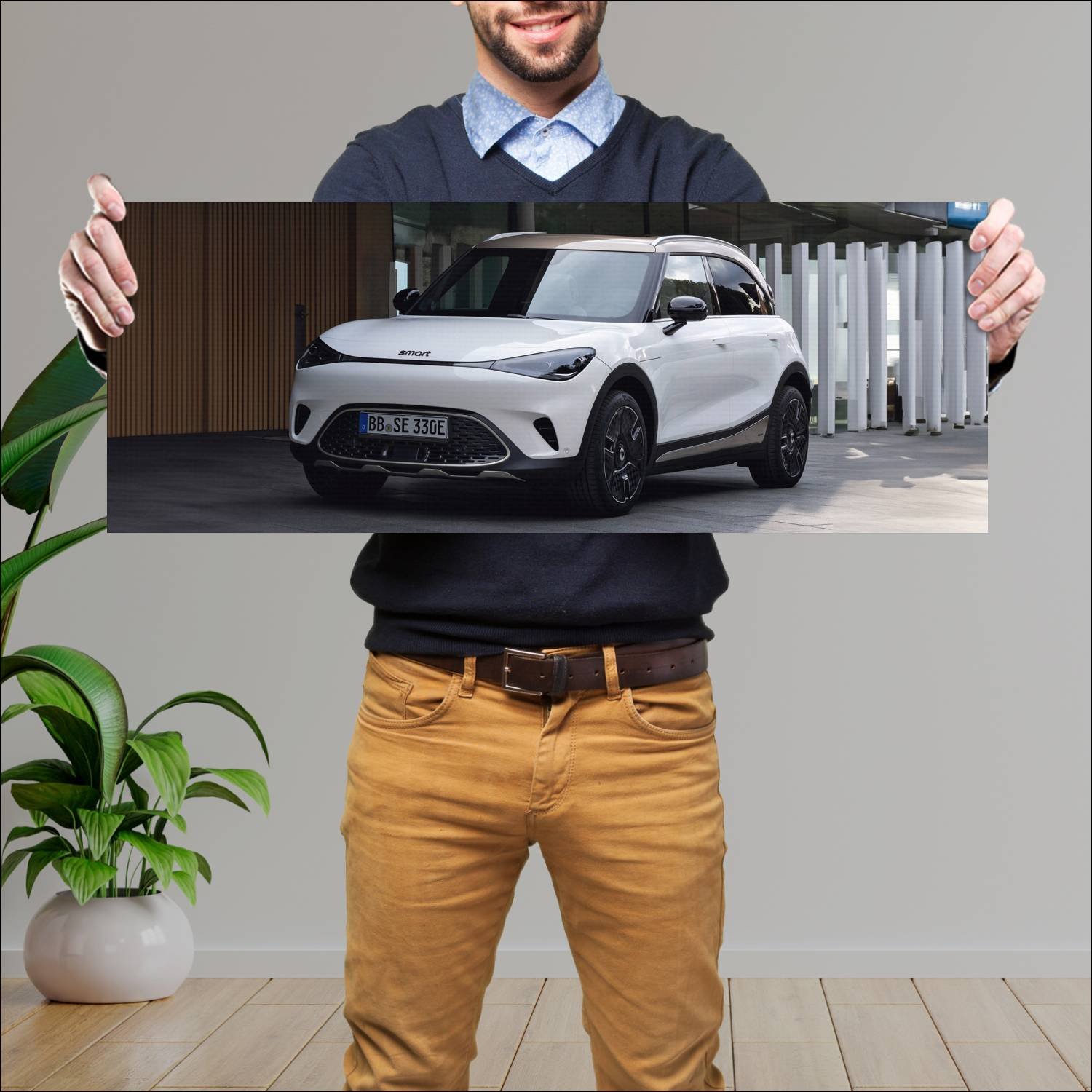 Cuadro grande 30x80cm 2022 smart 1 launch edition 183 Smart
