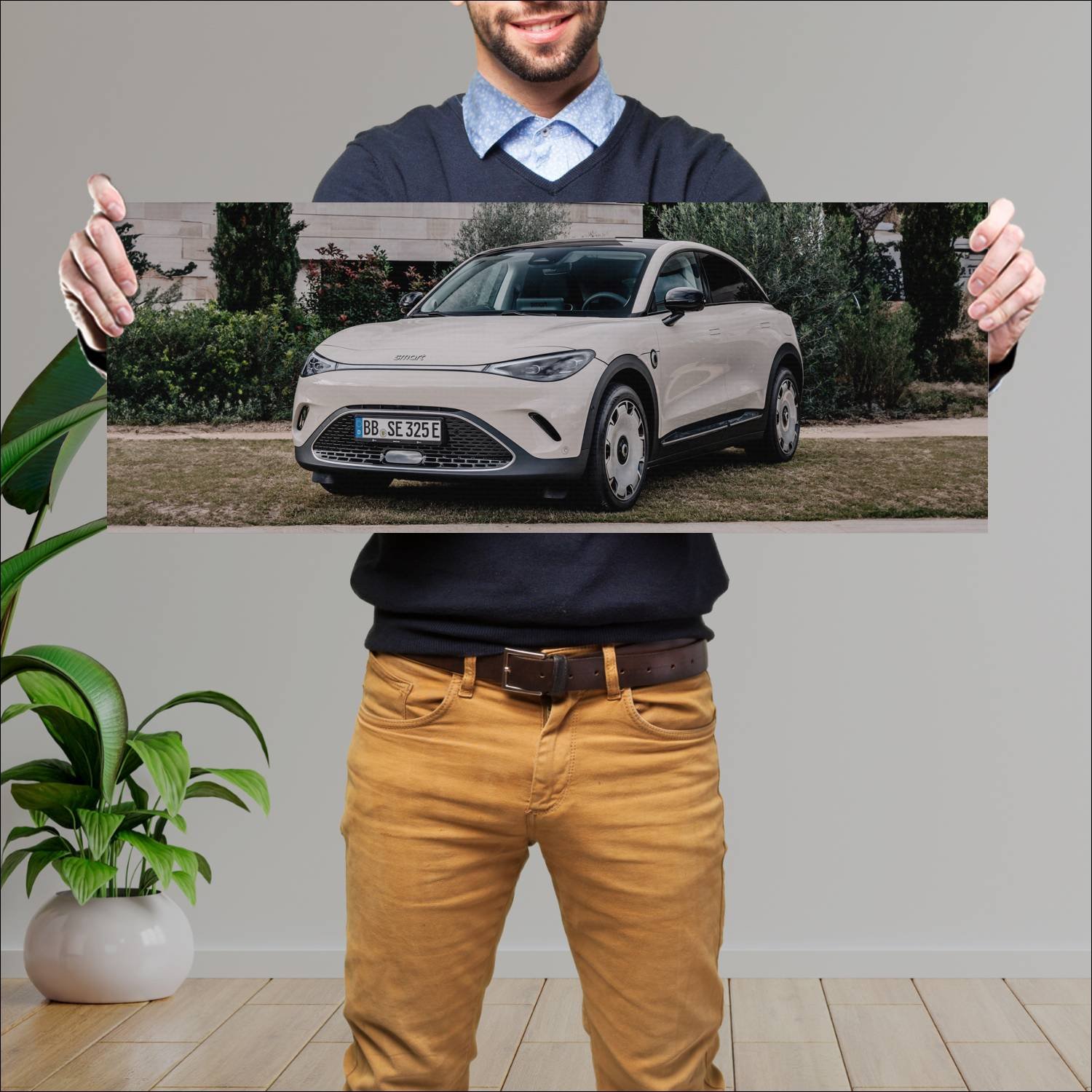 Cuadro grande 30x80cm 2023 smart 3 auto 187 Smart