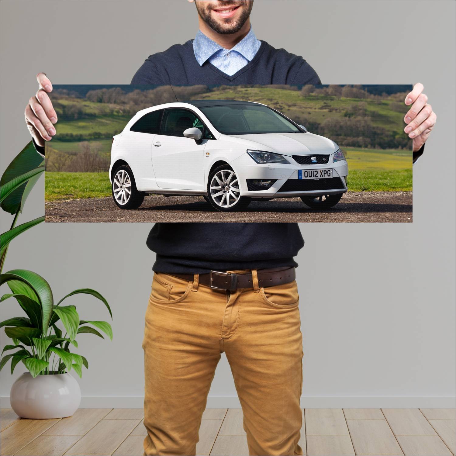 Cuadro grande 30x80cm 2012 seat ibiza sc fr uk 319 181 Seat