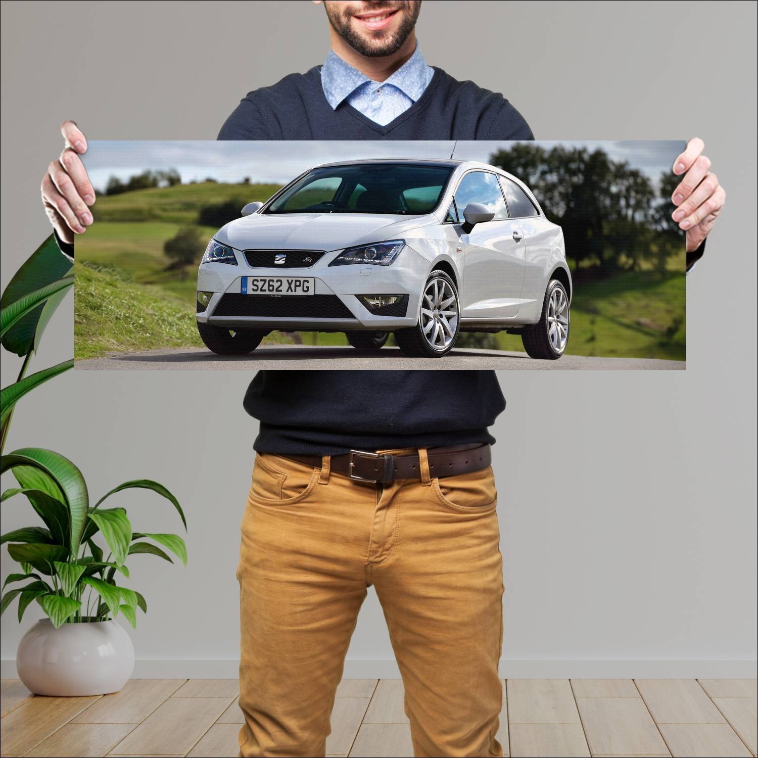 Cuadro grande 30x80cm 2012 seat ibiza sc fr uk 319 182 Seat