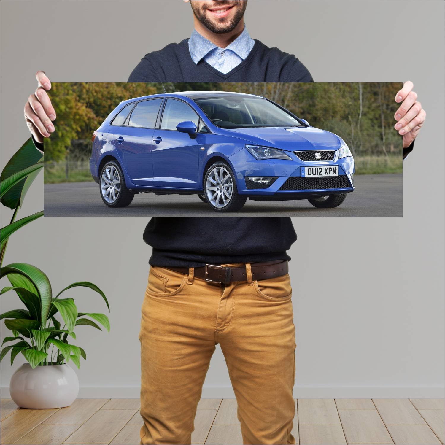 Cuadro grande 30x80cm 2012 seat ibiza st fr uk 319 187 Seat