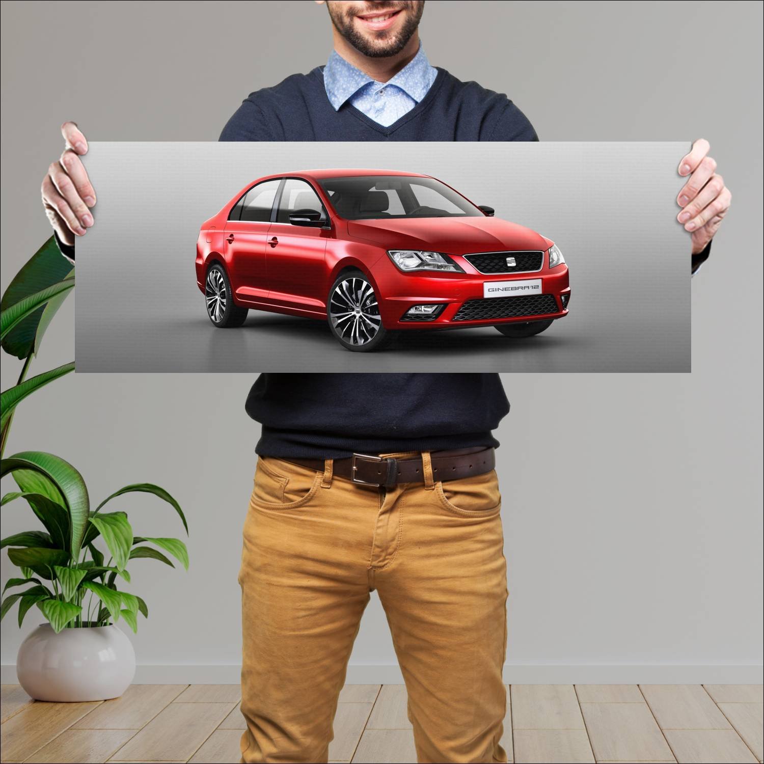 Cuadro grande 30x80cm 2012 seat toledo concept 319 204 Seat