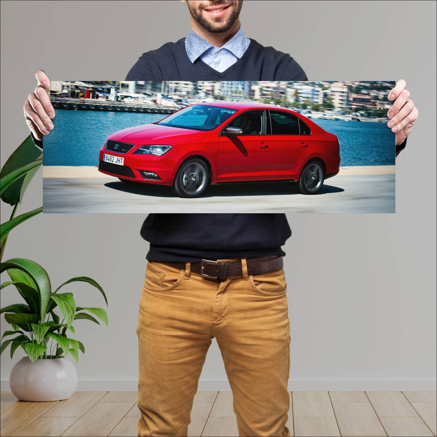 Cuadro grande 30x80cm 2015 seat toledo fr line 345 292 Seat
