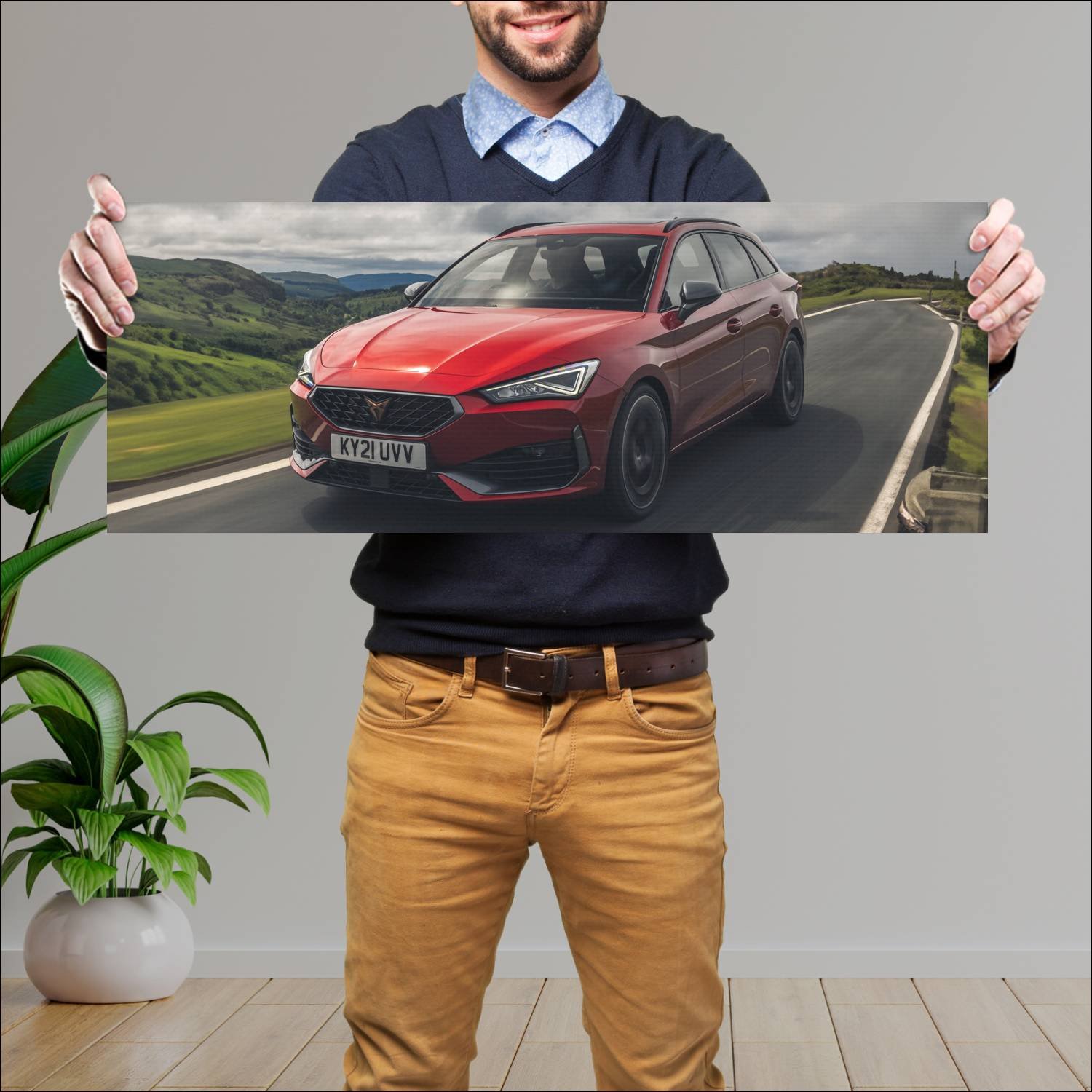 Cuadro grande 30x80cm 2021 cupra leon estate uk 10 402 Seat