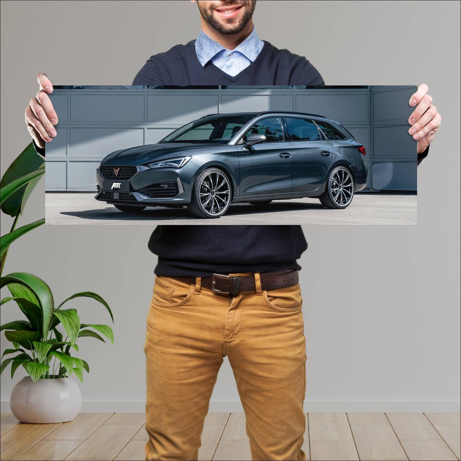 Cuadro grande 30x80cm 2021 cupra leon sportstourer 403 Seat