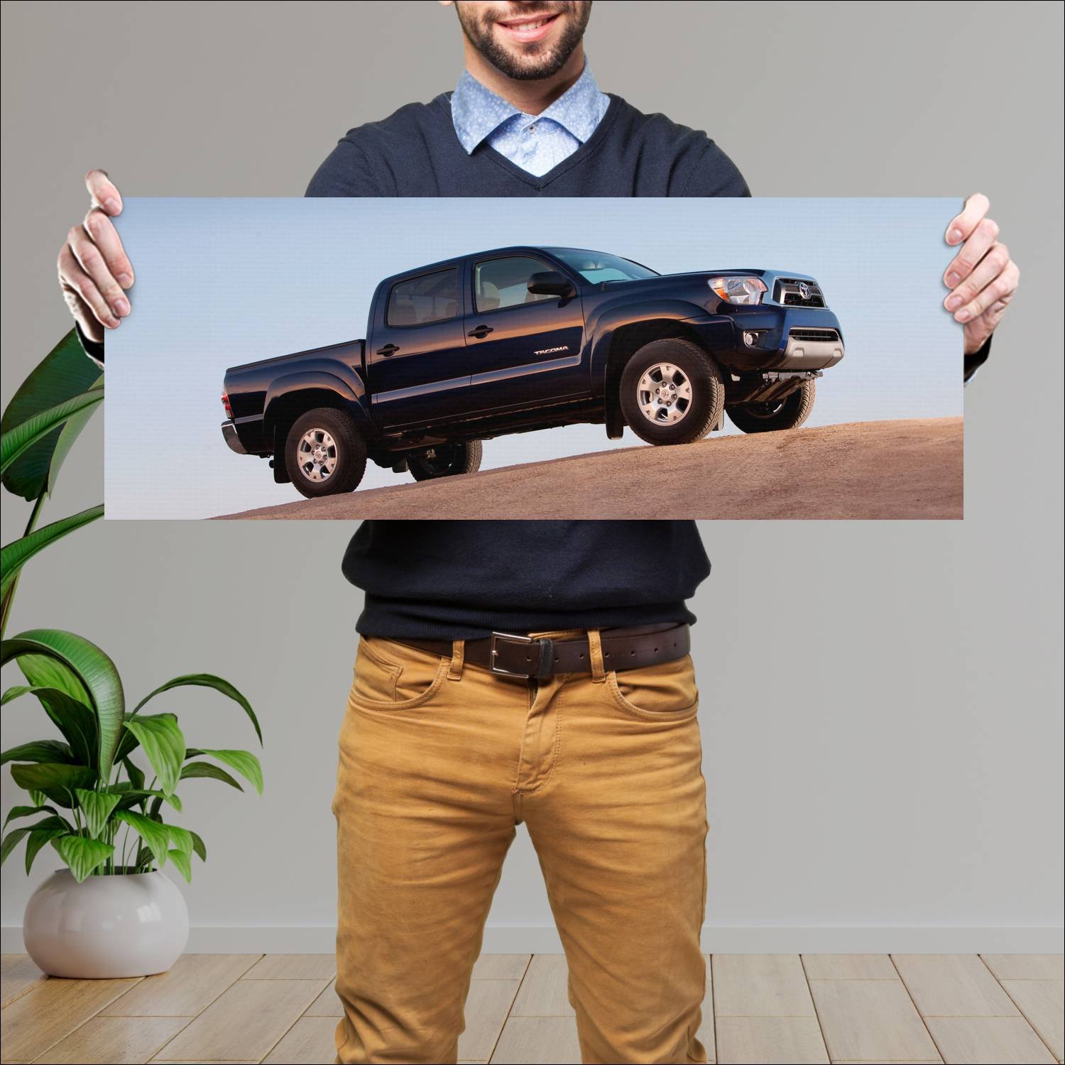 Cuadro grande 30x80cm 2012 toyota tacoma sr5 doubl 41 Toyota