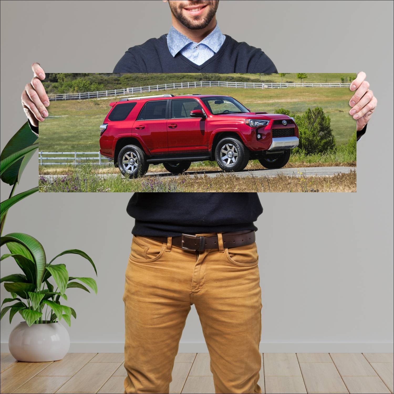 Cuadro grande 30x80cm 2013 toyota 4runner trail 81 46 Toyota