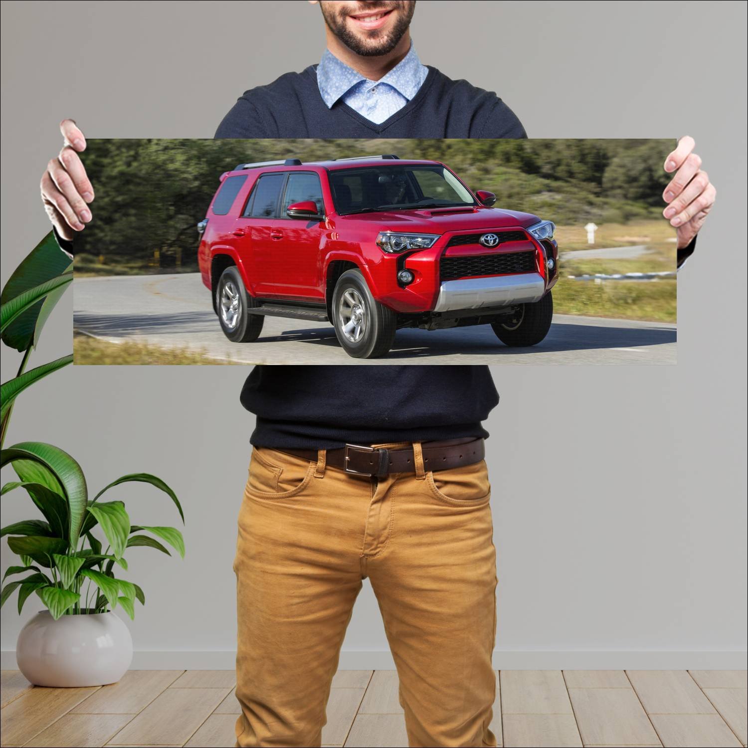 Cuadro grande 30x80cm 2013 toyota 4runner trail 81 47 Toyota