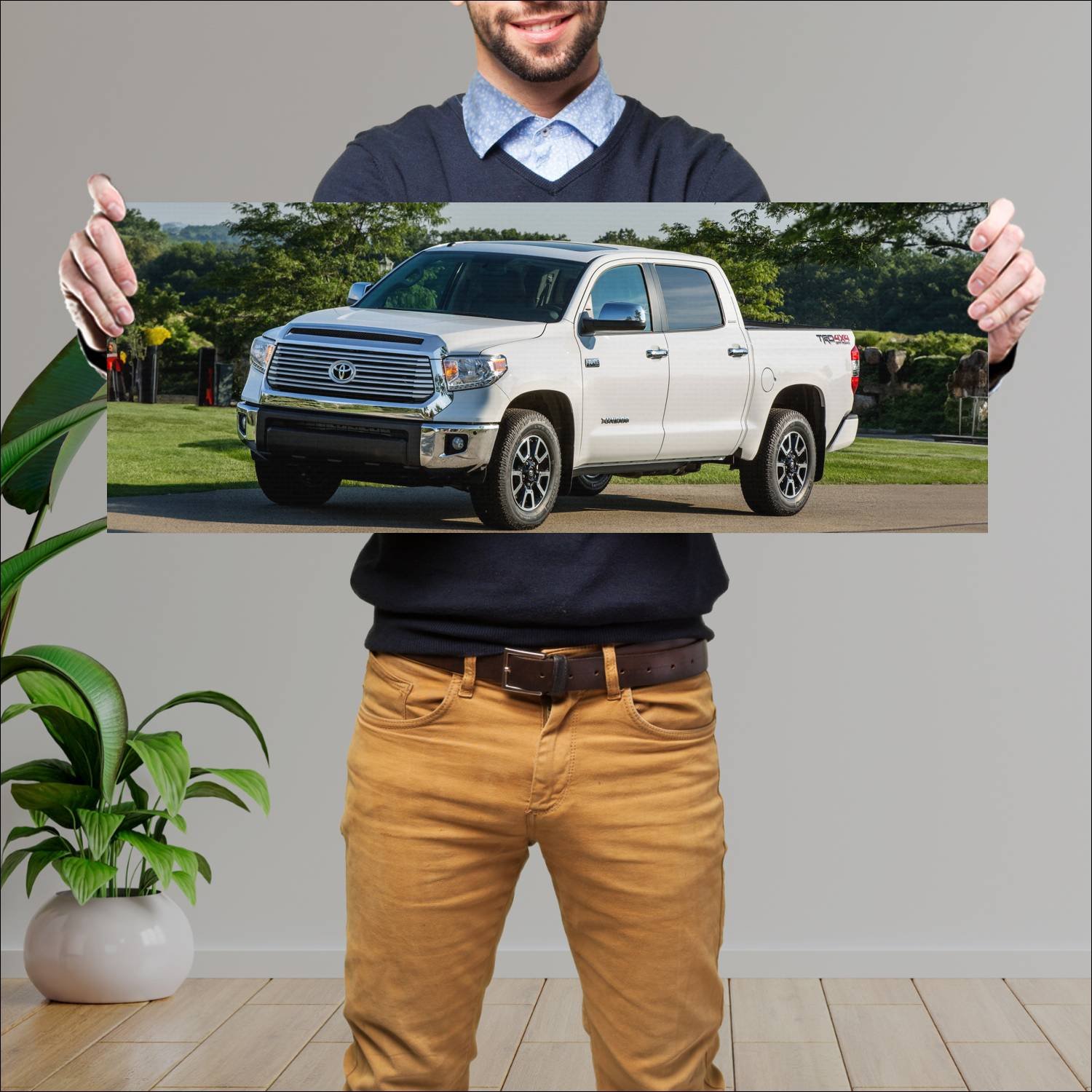 Cuadro grande 30x80cm 2013 trd toyota tundra crewm 59 Toyota