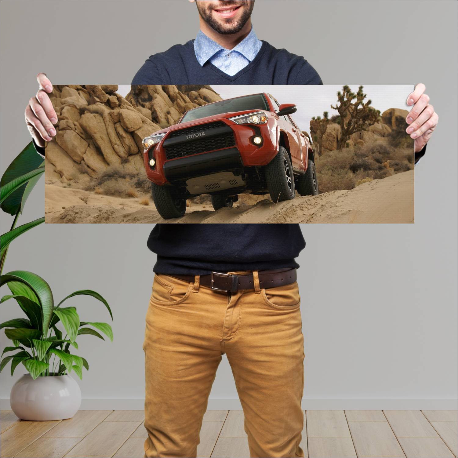 Cuadro grande 30x80cm 2014 trd toyota 4runner pro 76 Toyota